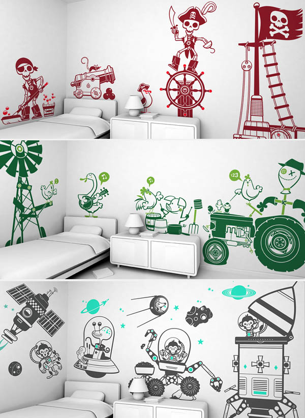 Creative Ideas of Kids' Bedroom Nursery Wall Decals9